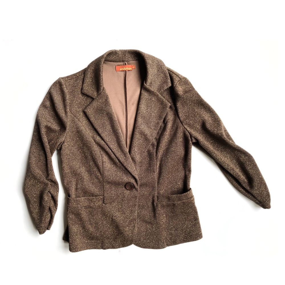 💛Gold Soft Blazer